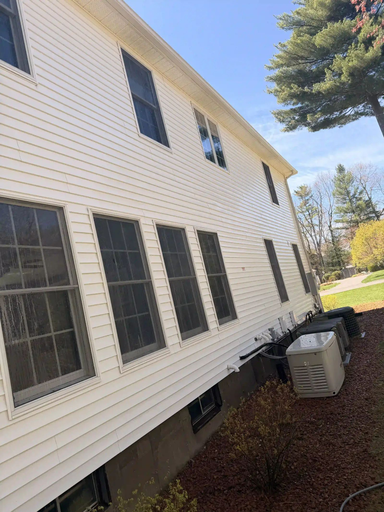 Freshly cleaned small home 1 after a full property wash in Southwick, MA