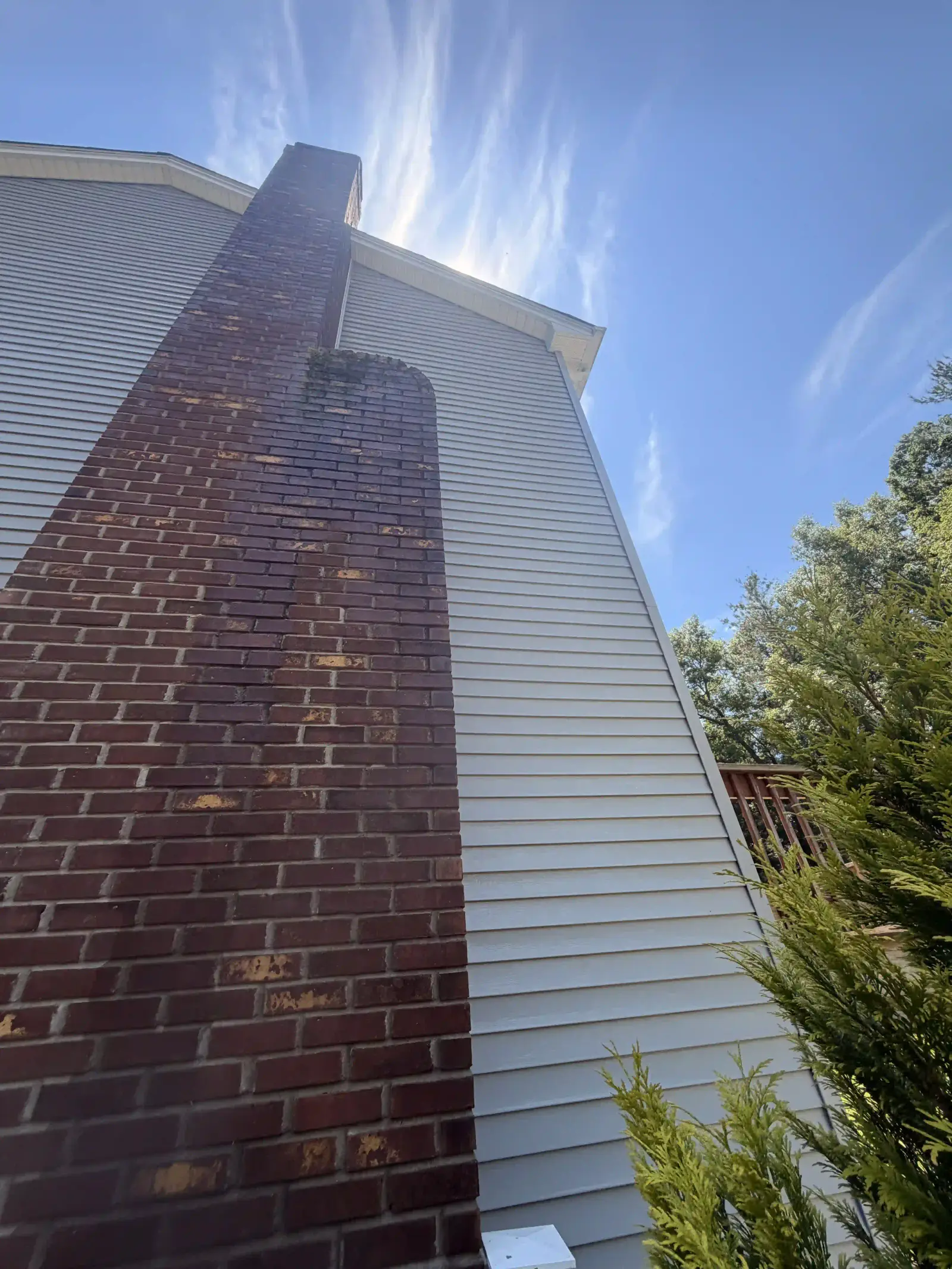 Close-up of a cleaned window track
