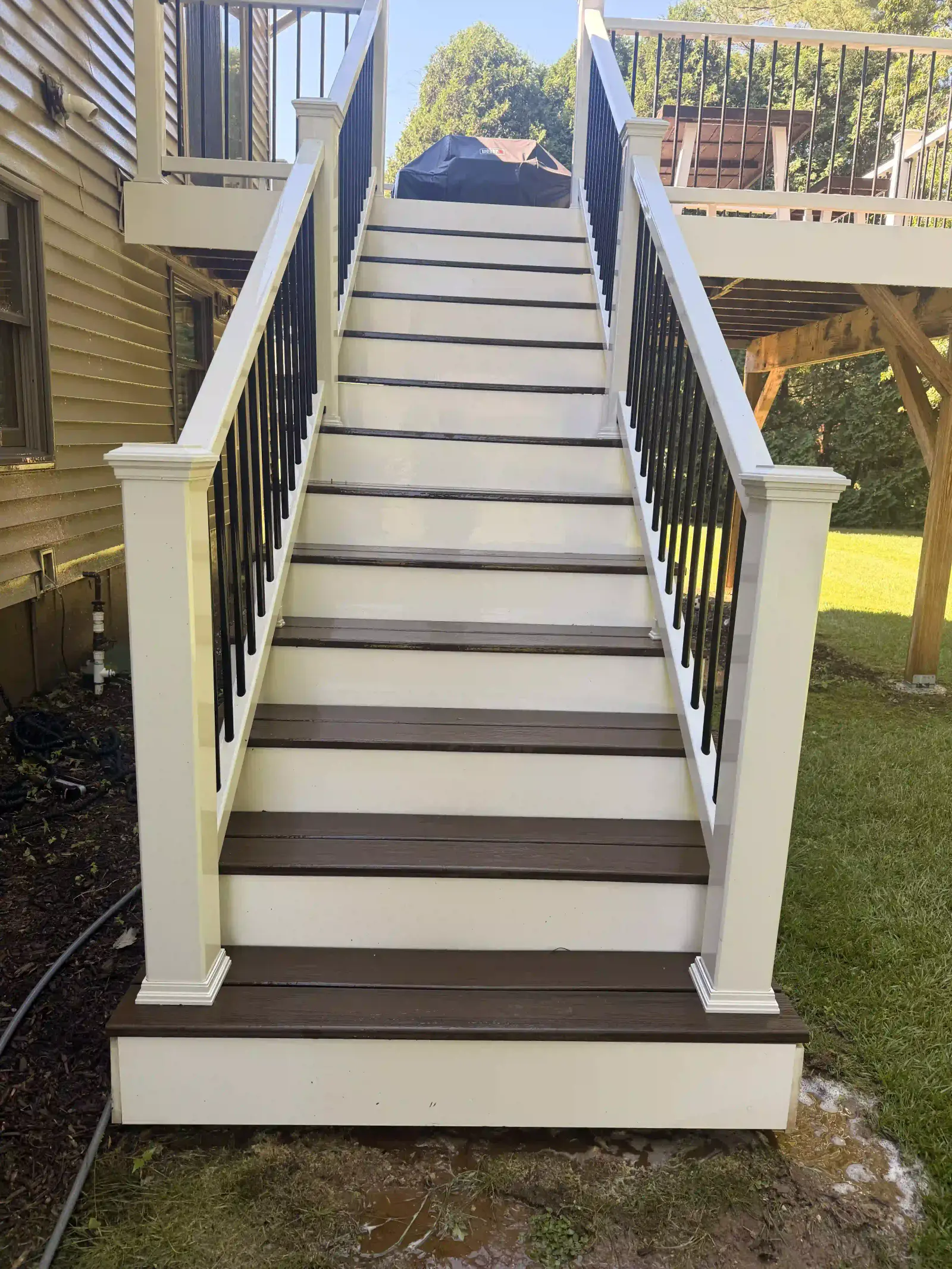 The finished result of a pressure washing visit